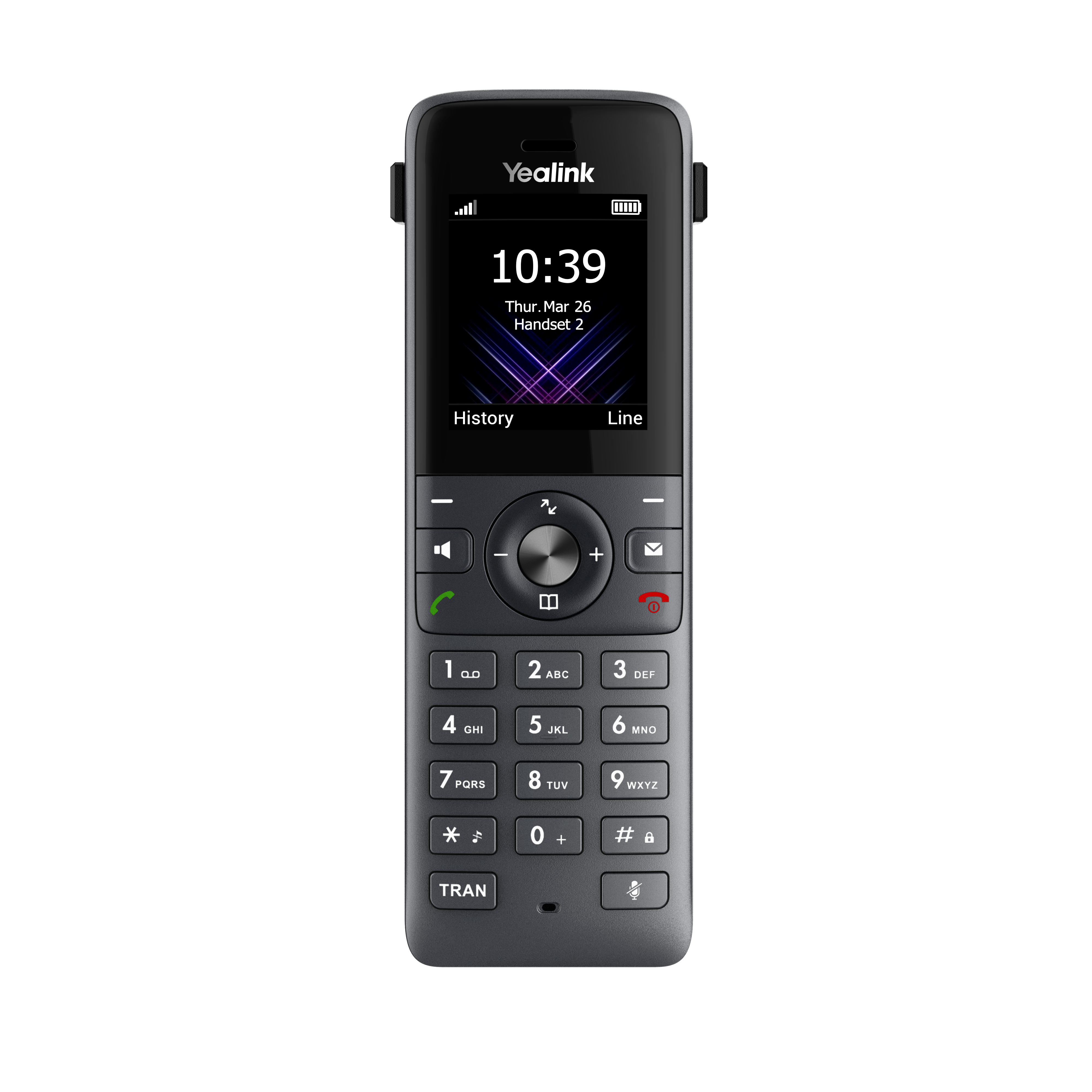 W73H VoIP SIP DECT handset, 1.8 inch colour TFT LCD, HD audio, 3.5mm headset jack, lithium-ion battery W73H VoIP SIP DECT handset, 1.8 inch colour TFT LCD, HD audio, 3.5mm headset jack, lithium-ion battery